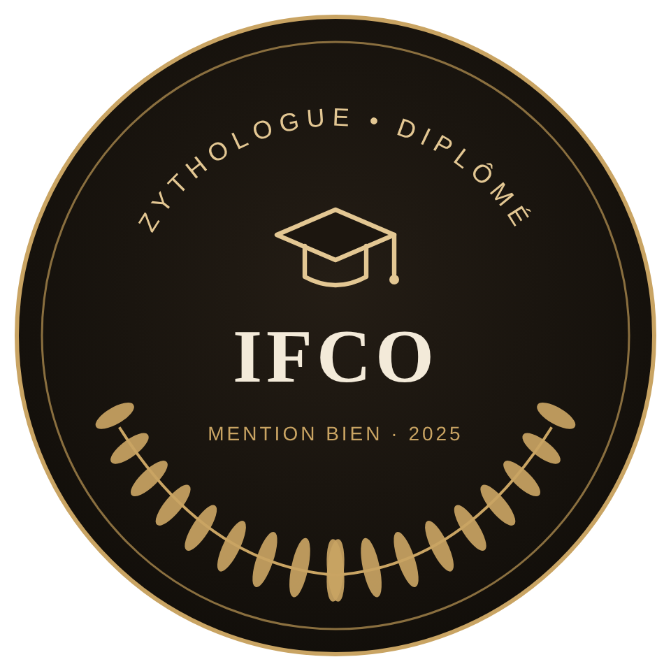 Badge Diplômé IFCO, mention Bien, 2025